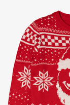 Red Smiley Face Santa Ugly Christmas Pullover (2010s)