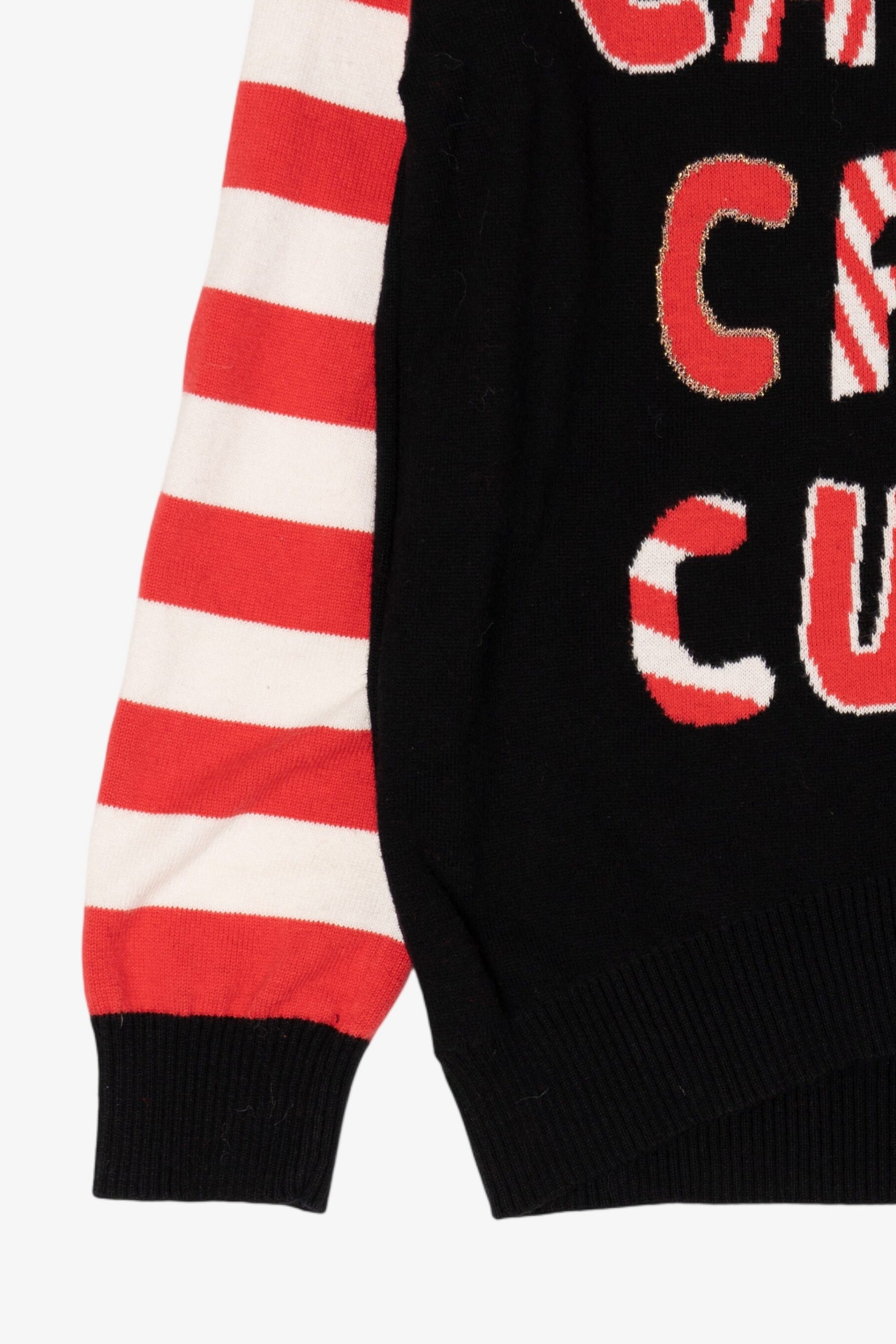 Kids "Candy Cane Cutie" Ugly Christmas Pullover (2010s)