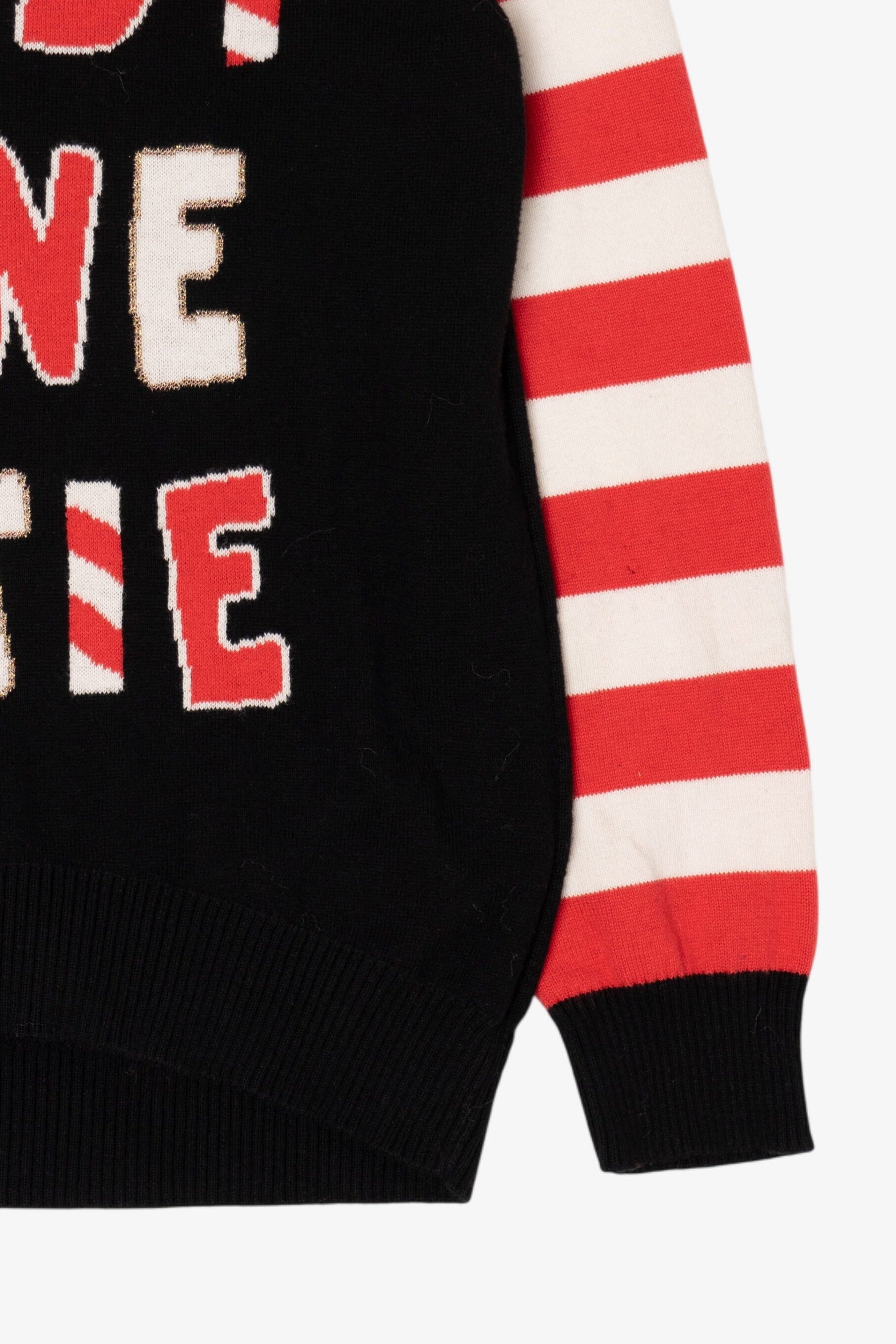 Kids "Candy Cane Cutie" Ugly Christmas Pullover (2010s)