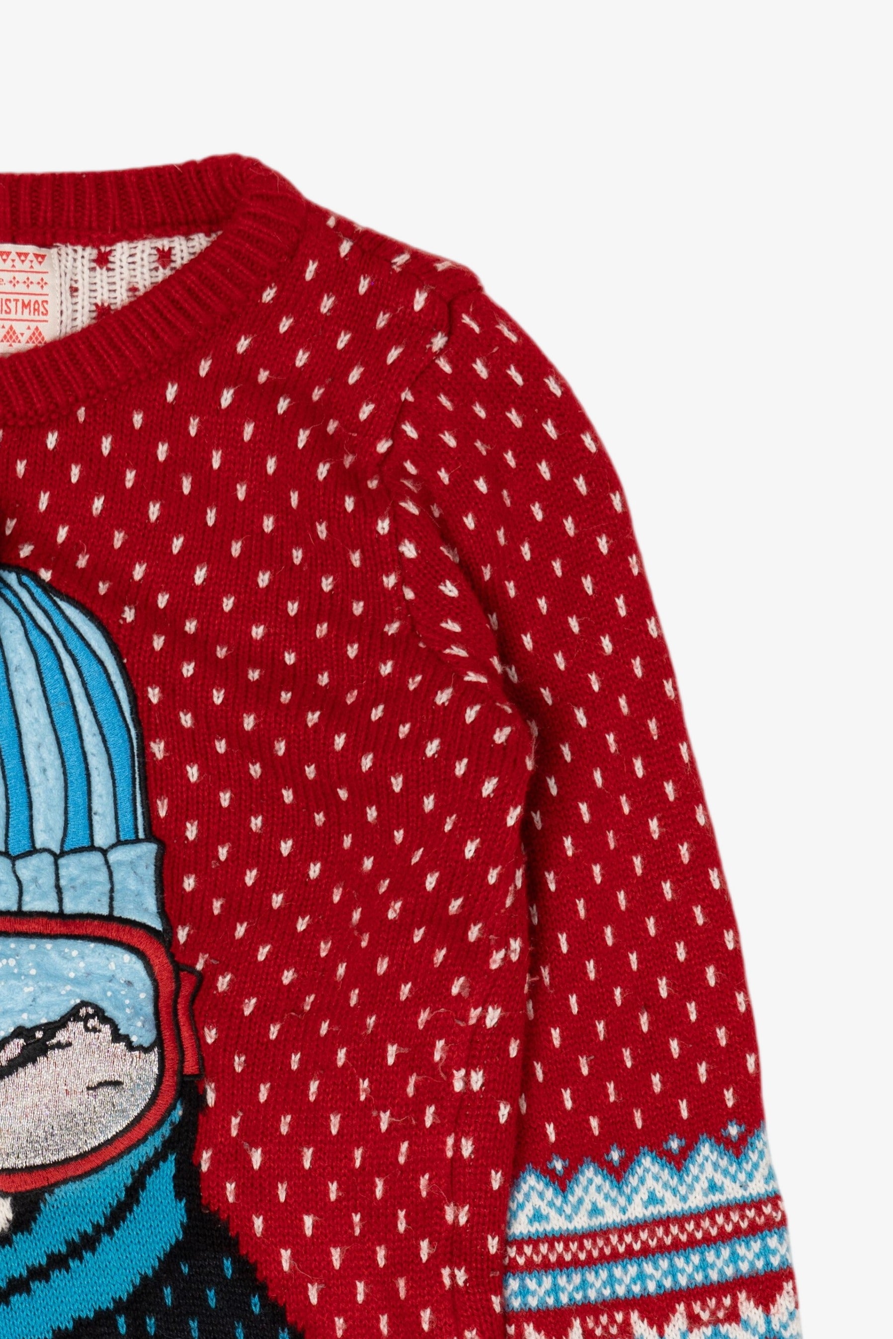 Kids Penguin Ugly Christmas Pullover (2020s)