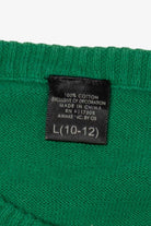 Kids Green "Oh Snap!" Funny Gingerbread Ugly Christmas Pullover (2010s)