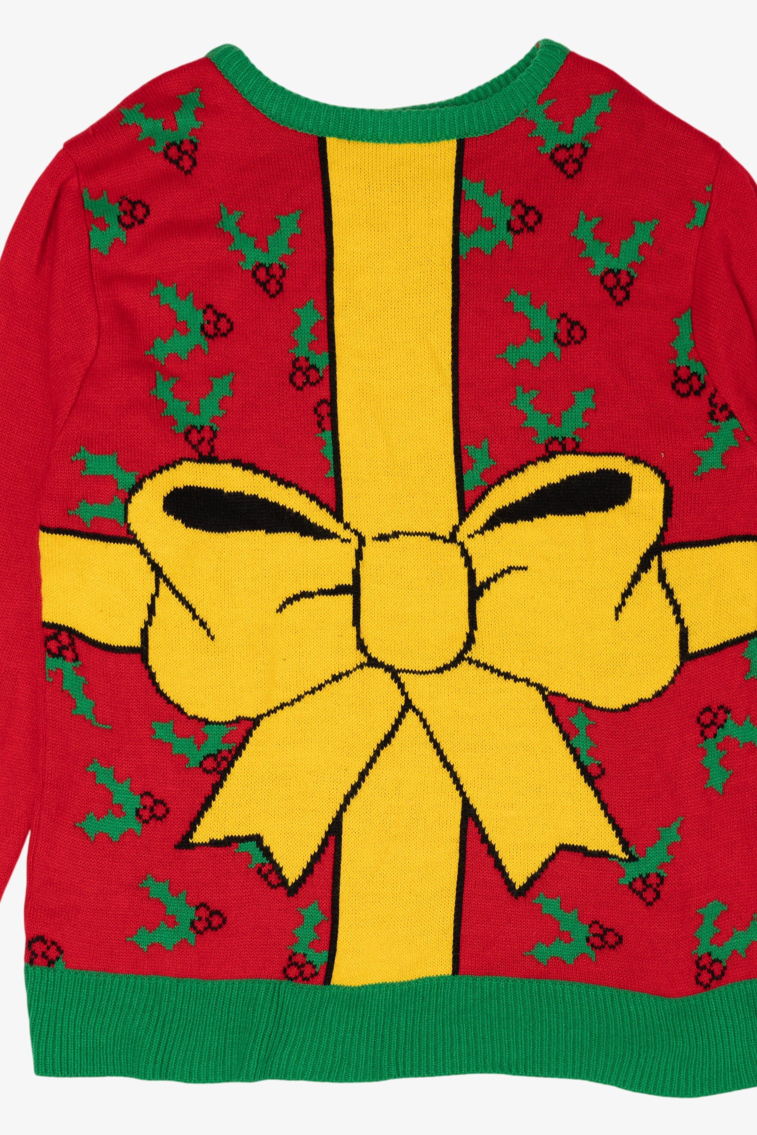 Red Forum Novelties Presents Bow Ugly Christmas Pullover (2010s)