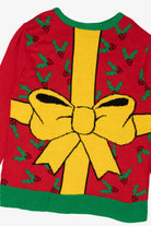 Red Forum Novelties Presents Bow Ugly Christmas Pullover (2010s)