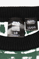 Dark Green Star Wars "Merry Force Be With You" Grogu Ugly Christmas Pullover (2020s)