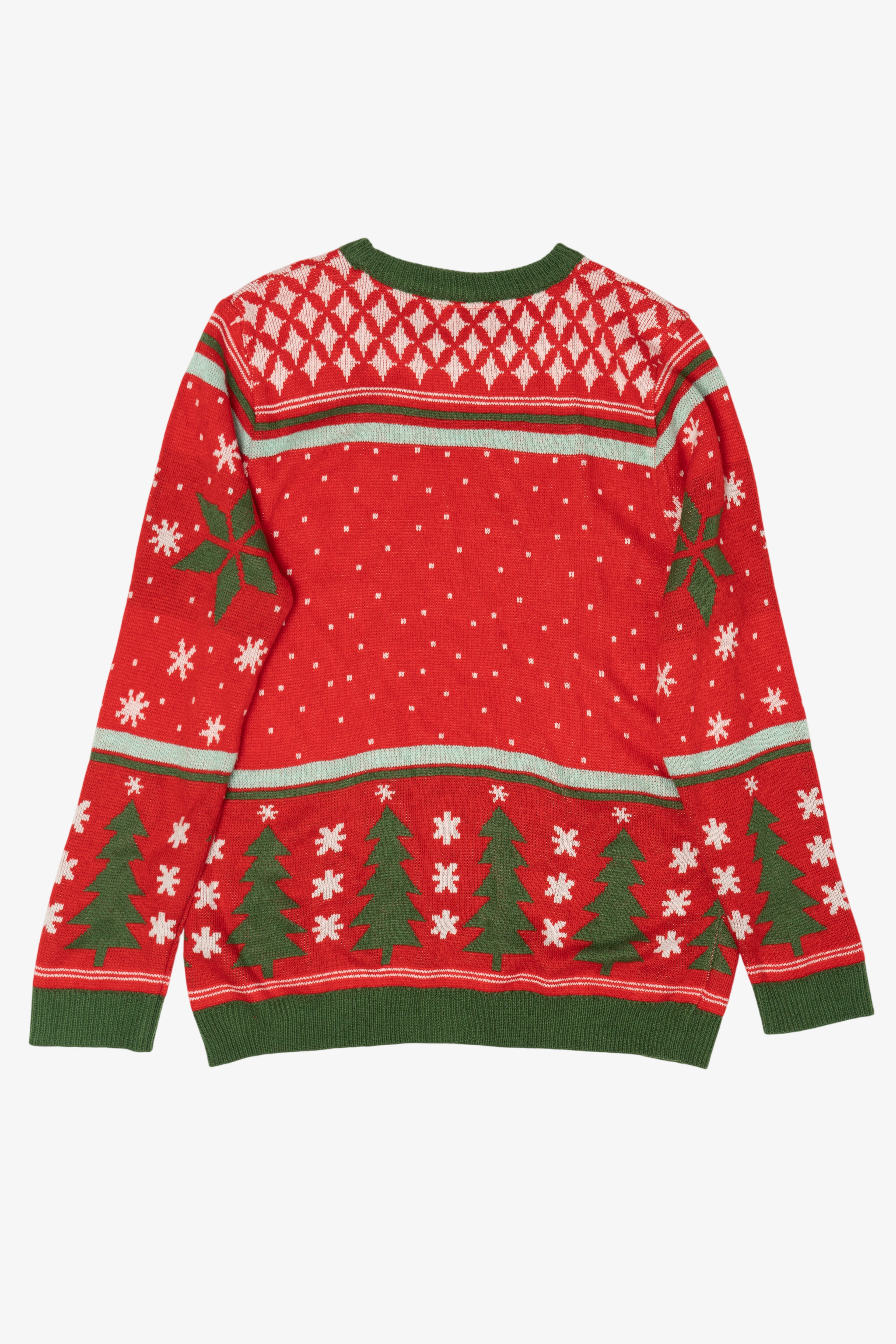 Red "This Is My Hallmark Channel Movie Watching Sweater" Ugly Christmas Pullover (2010s)