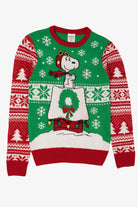 Green Peanuts Snoopy Ugly Christmas Pullover (2020s)