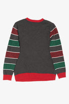 Dark Gray Santa With Beer Ugly Christmas Pullover (2010s)