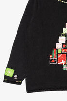 Vintage Black Tiara Presents Tree Ugly Christmas Pullover (2000s)
