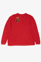 Vintage Red Basic Editions Ugly Christmas Pullover (2000s)