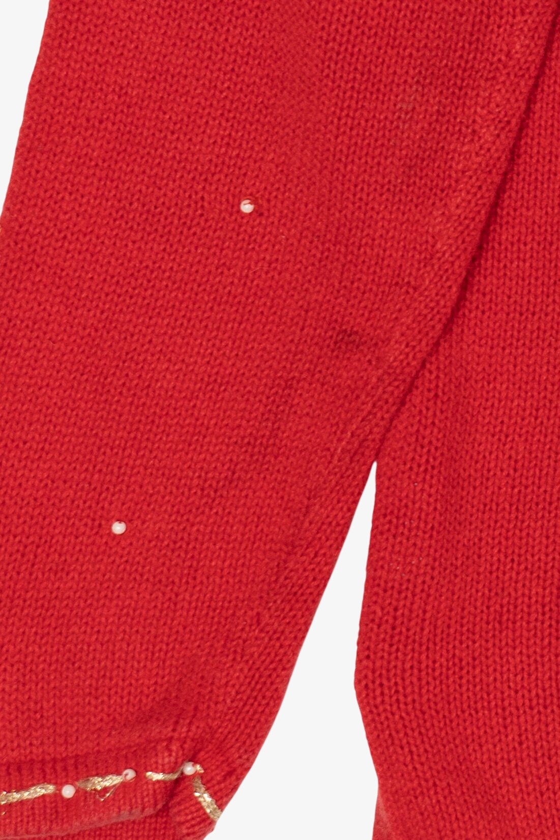 Vintage Red Basic Editions Ugly Christmas Pullover (2000s)