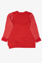Red Holiday Time Bulldog Ugly Christmas Pullover (2010s)