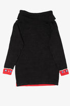 Vintage Black B.P. Design Tree Ugly Christmas Pullover (1990s)