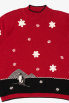Vintage Red Alfred Dunner Penguin Ugly Christmas Pullover (2000s)