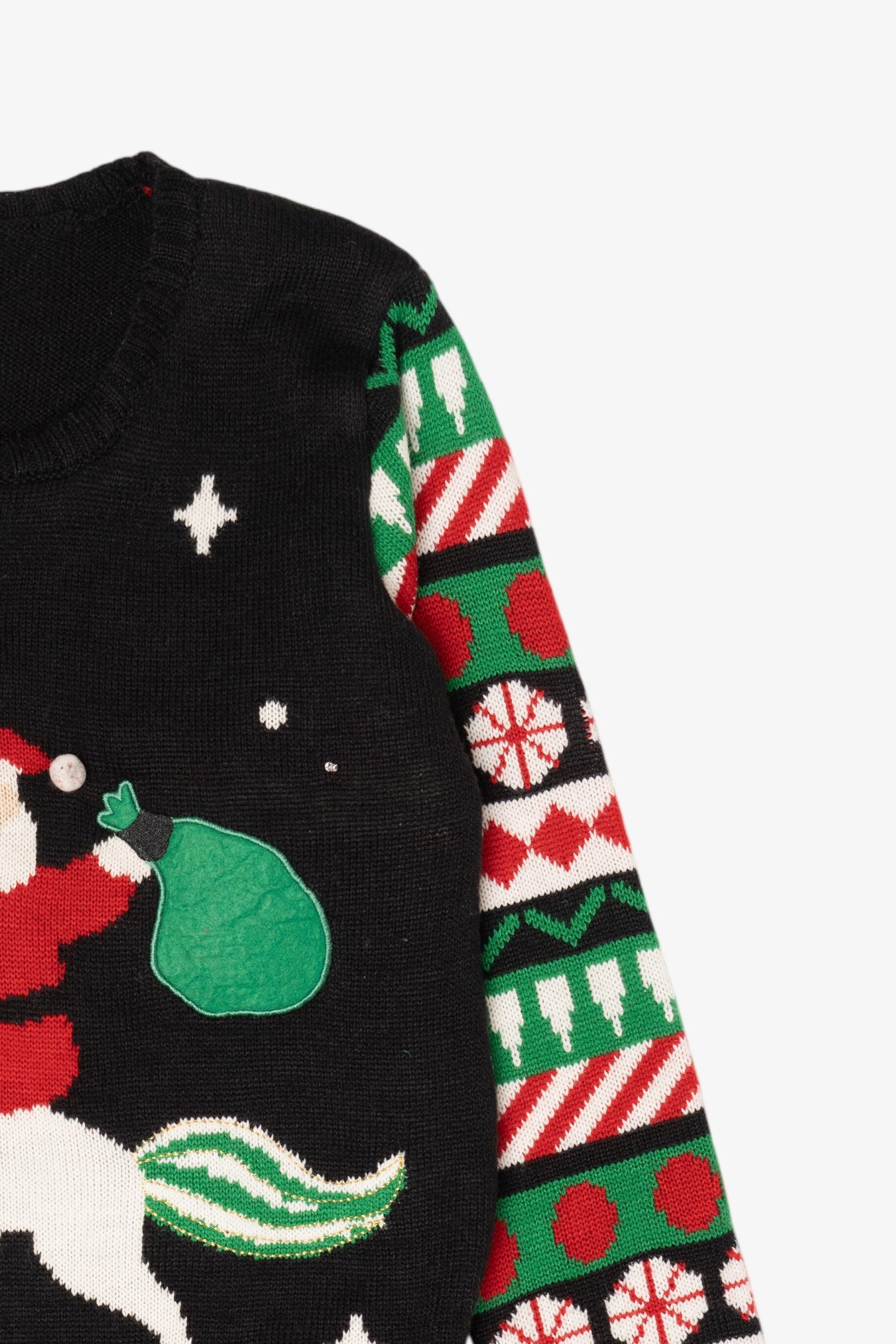 Santa On Unicorn Ugly Christmas Sweater (2010s)