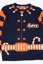 Navy Blue "Merry Christmas From The B&M Elves" Ugly Christmas Sweater (2010s)