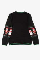 Black Pixel Art Ugly Christmas Sweatshirt (2010s)