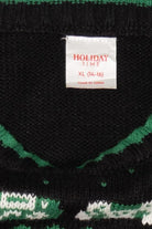 Black Pixel Art Ugly Christmas Sweatshirt (2010s)