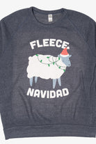 Gray "Fleece Navidad" Sheep Ugly Christmas Sweatshirt (2020s)