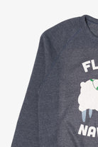 Gray "Fleece Navidad" Sheep Ugly Christmas Sweatshirt (2020s)