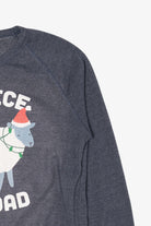 Gray "Fleece Navidad" Sheep Ugly Christmas Sweatshirt (2020s)