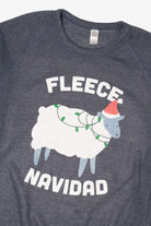 Gray "Fleece Navidad" Sheep Ugly Christmas Sweatshirt (2020s)