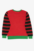 Red "Felt Festive Might Delete Later" Reindeer Ugly Christmas Pullover (2020s)