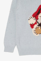 Light Blue Cath Kidston Santa Ugly Christmas Pullover (2010s)