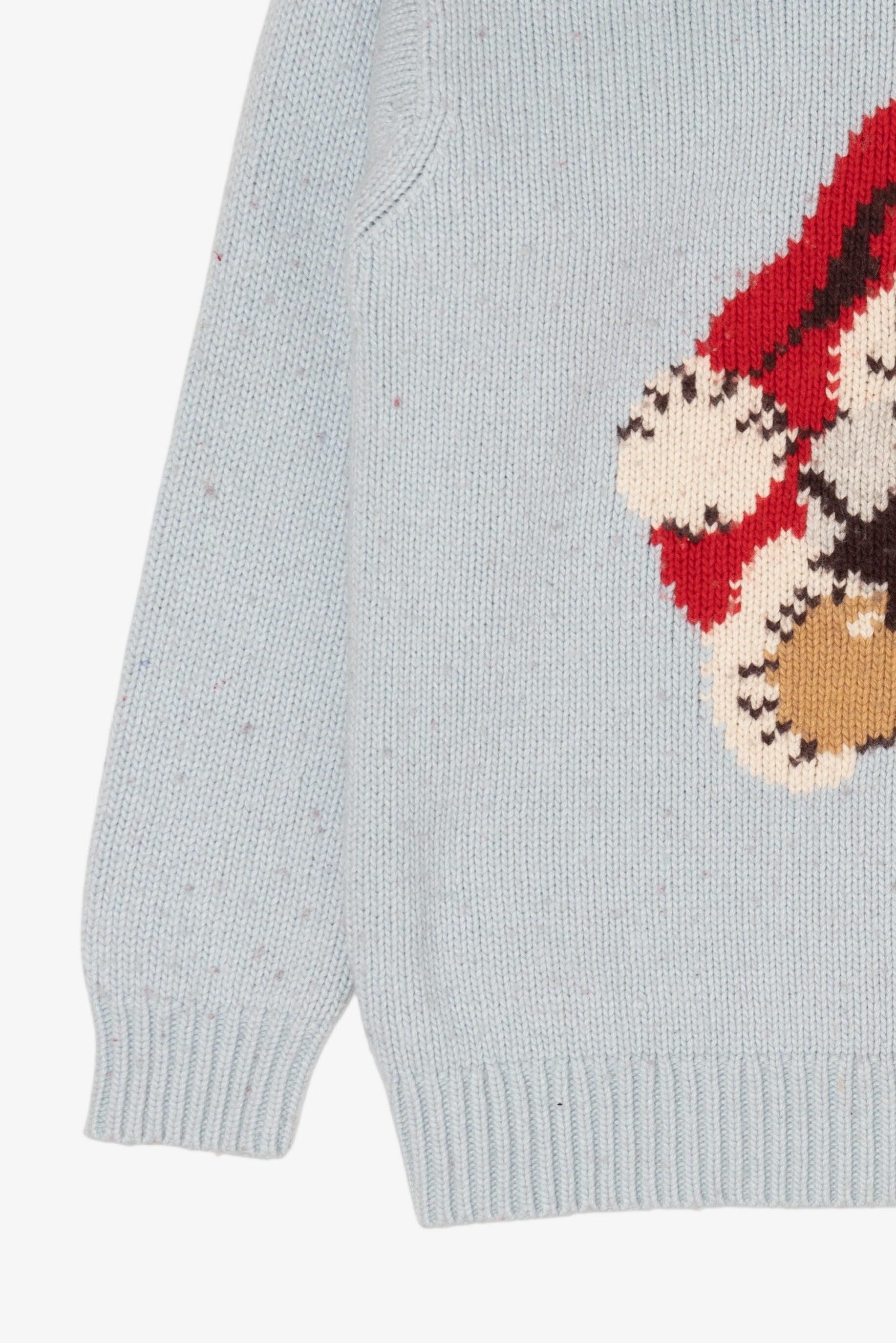 Light Blue Cath Kidston Santa Ugly Christmas Pullover (2010s)