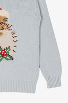 Light Blue Cath Kidston Santa Ugly Christmas Pullover (2010s)