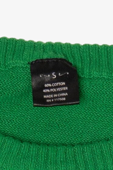 Green "Oh Snap!" Gingerbread Ugly Christmas Pullover (2010s)
