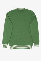 Green Santa And Gingerbread Men Ugly Christmas Pullover (2010s)