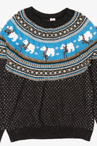 Blue Fair Isle Polar Bears Ugly Christmas Pullover (2010s)