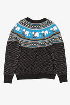 Blue Fair Isle Polar Bears Ugly Christmas Pullover (2010s)