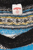 Blue Fair Isle Polar Bears Ugly Christmas Pullover (2010s)