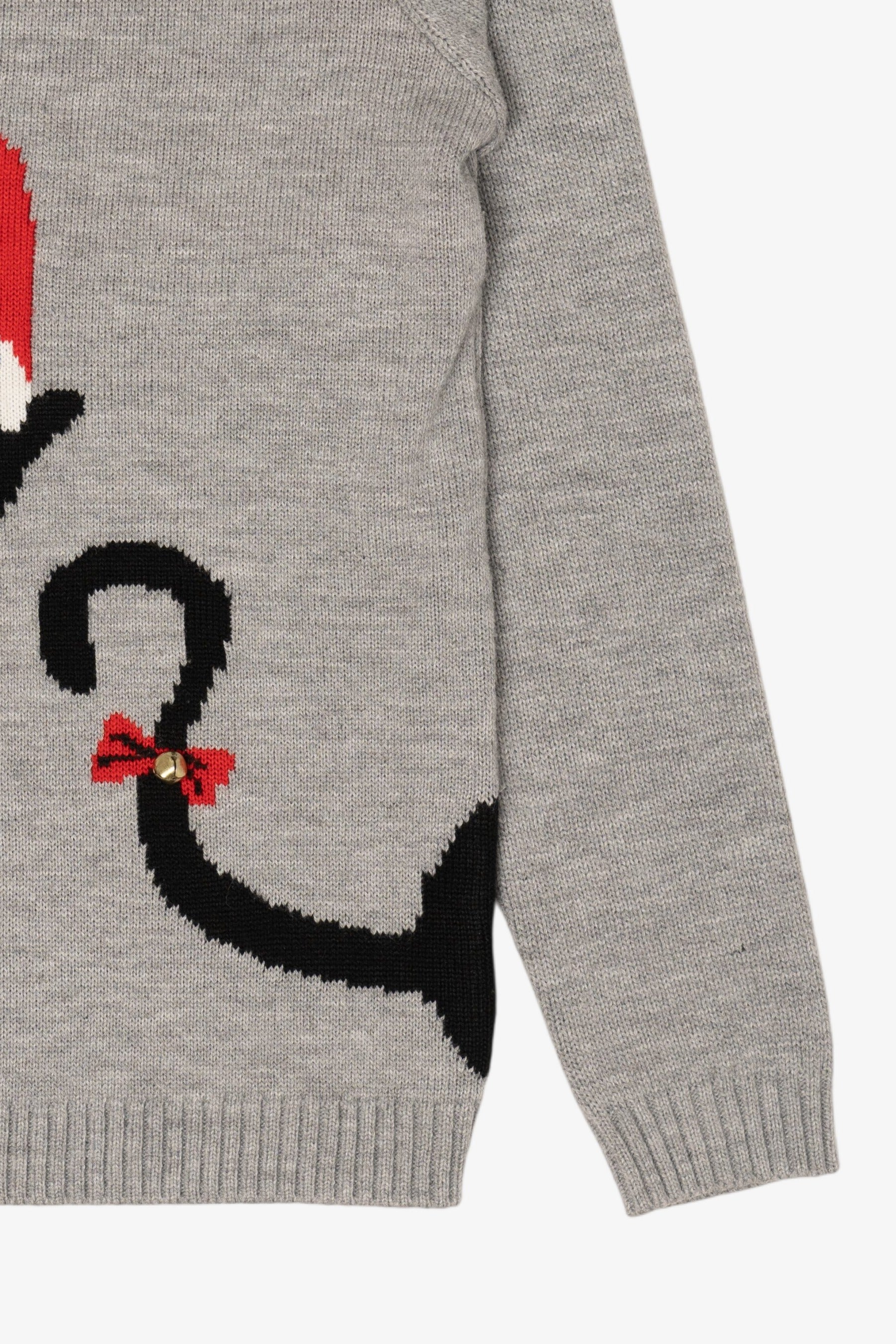 Gray Love By Design Cats Ugly Christmas Pullover (2010s)