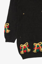 Vintage Black Eagle's Eye Presents Ugly Christmas Pullover (1990s)
