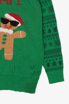 Green "Oh Snap!" Gingerbread Ugly Christmas Pullover (2010s)