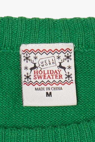 Green "Oh Snap!" Gingerbread Ugly Christmas Pullover (2010s)