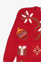 Vintage Red Kathie Lee Ugly Christmas Pullover (1990s)
