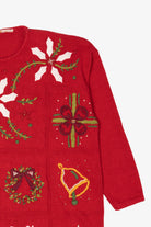 Vintage Red Kathie Lee Ugly Christmas Pullover (1990s)