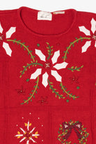 Vintage Red Kathie Lee Ugly Christmas Pullover (1990s)