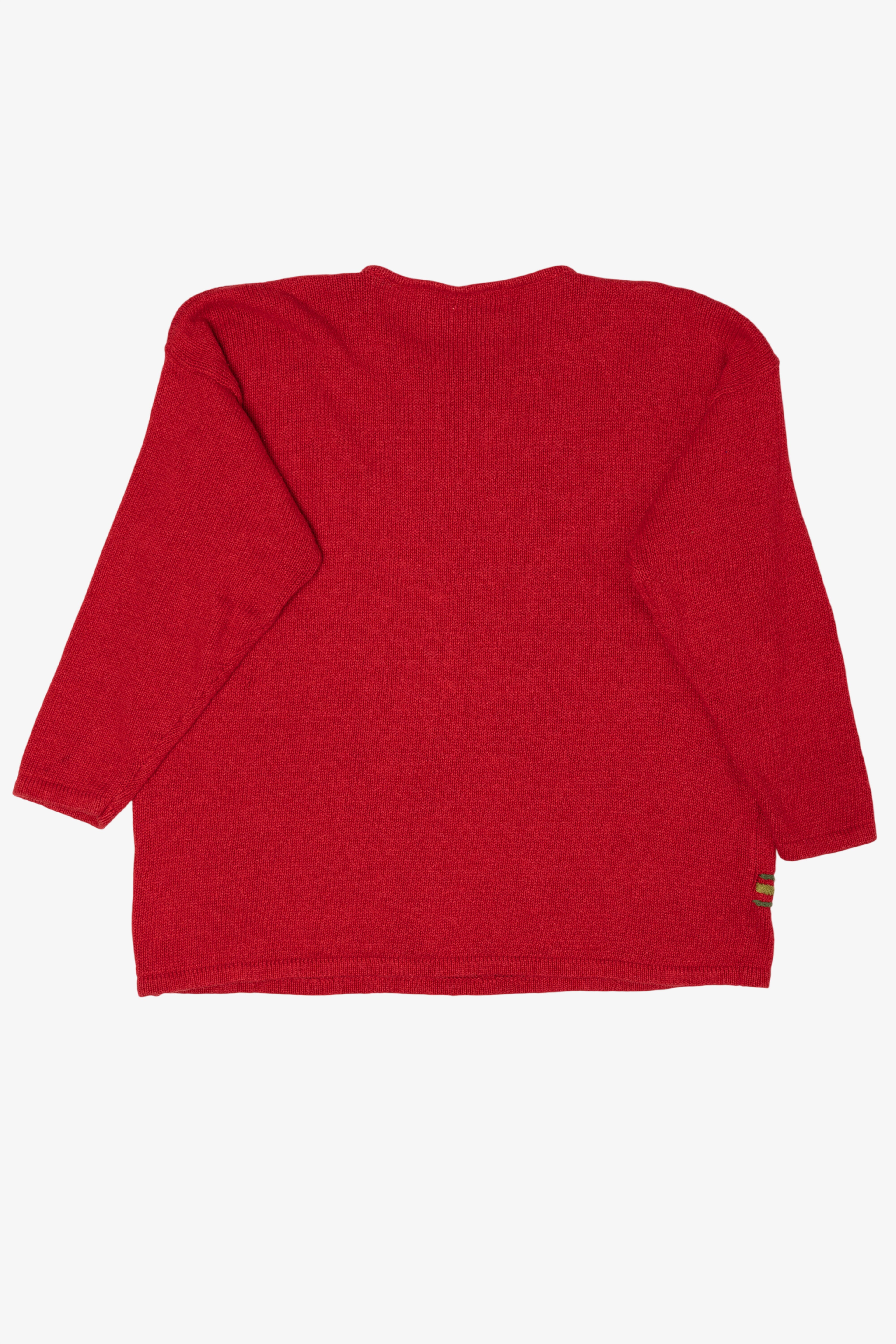 Vintage Red Kathie Lee Ugly Christmas Pullover (1990s)