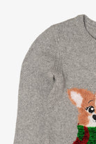 Kids Gray Justice Dogs Ugly Christmas Pullover (2010s)