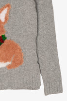 Kids Gray Justice Dogs Ugly Christmas Pullover (2010s)
