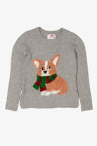 Kids Gray Justice Dogs Ugly Christmas Pullover (2010s)