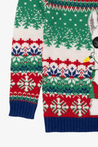 Kids Green 33 Degrees Llama Ugly Christmas Pullover (2010s)