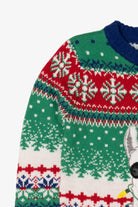 Kids Green 33 Degrees Llama Ugly Christmas Pullover (2010s)