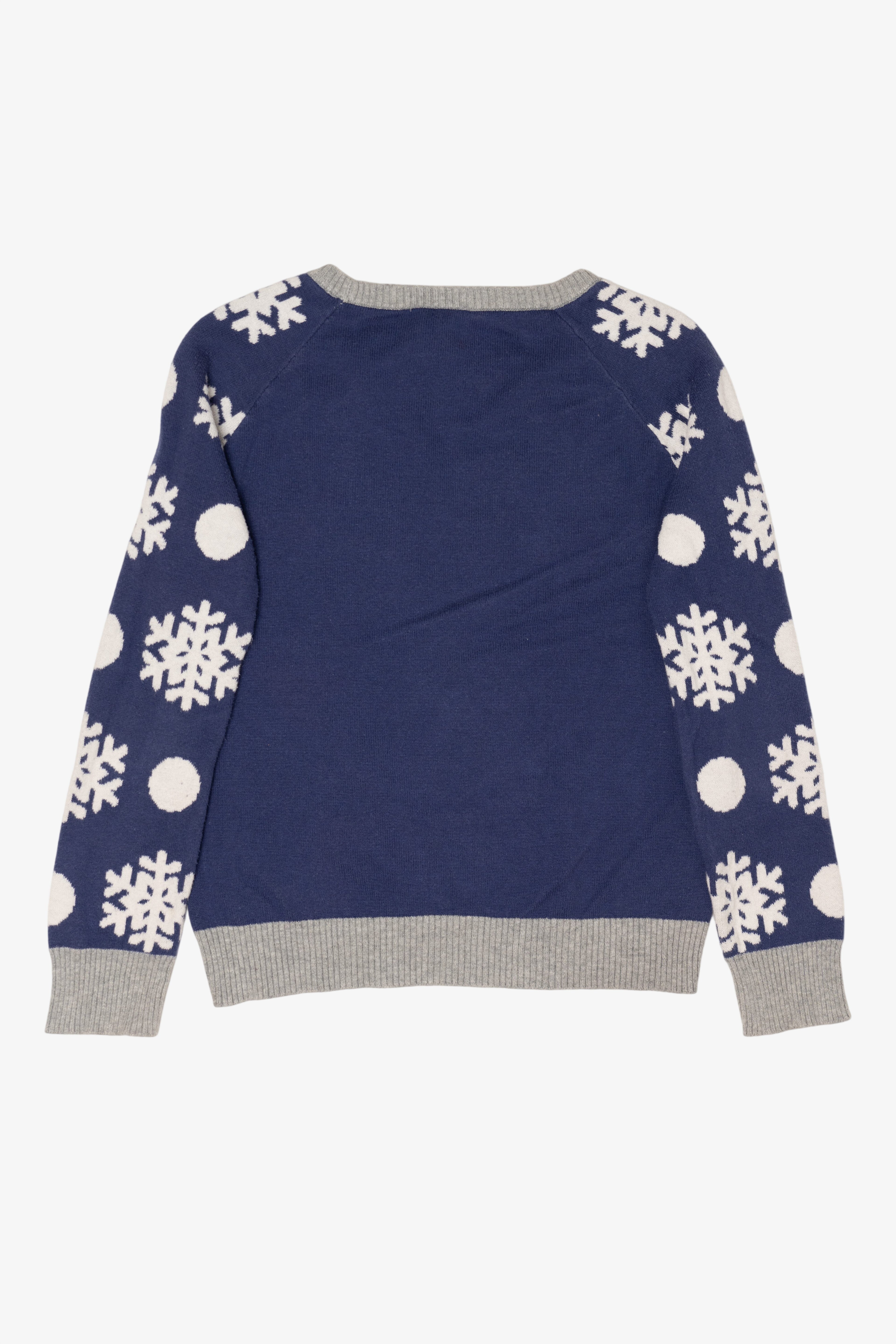 Kids "Let It Snow" Snowflakes Christmas Pullover (2020s)