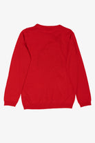 Kids Red Primark Penguins Ugly Christmas Pullover (2010s)