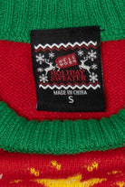 Kids Red Dinosaur "Tree Rex" Ugly Christmas Pullover (2010s)